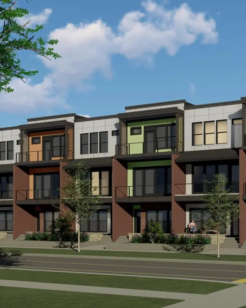 Rowhouses - Steel House building type