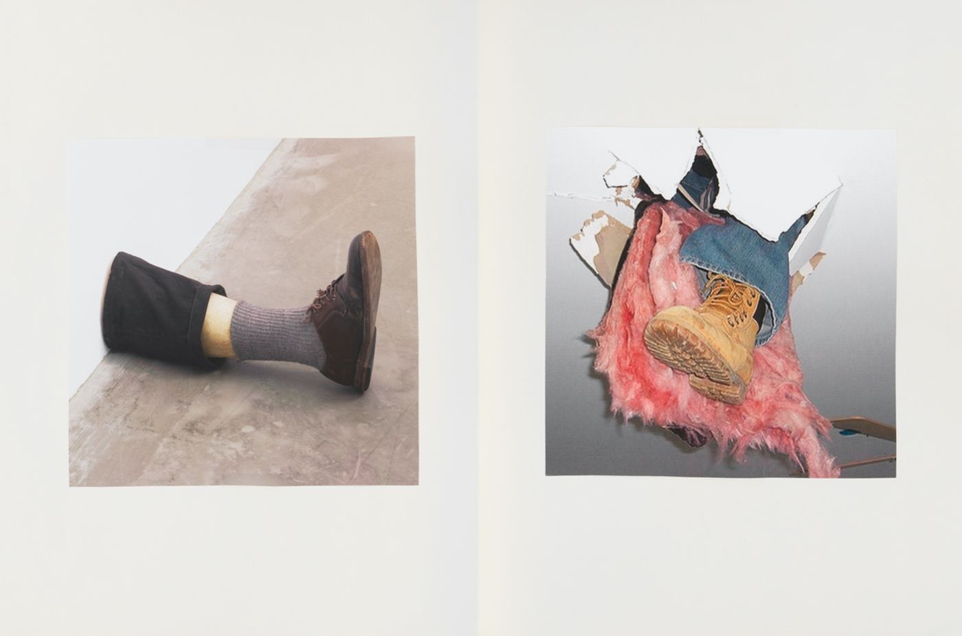 Image of Comparison (shoe), 2020: Collage on paper