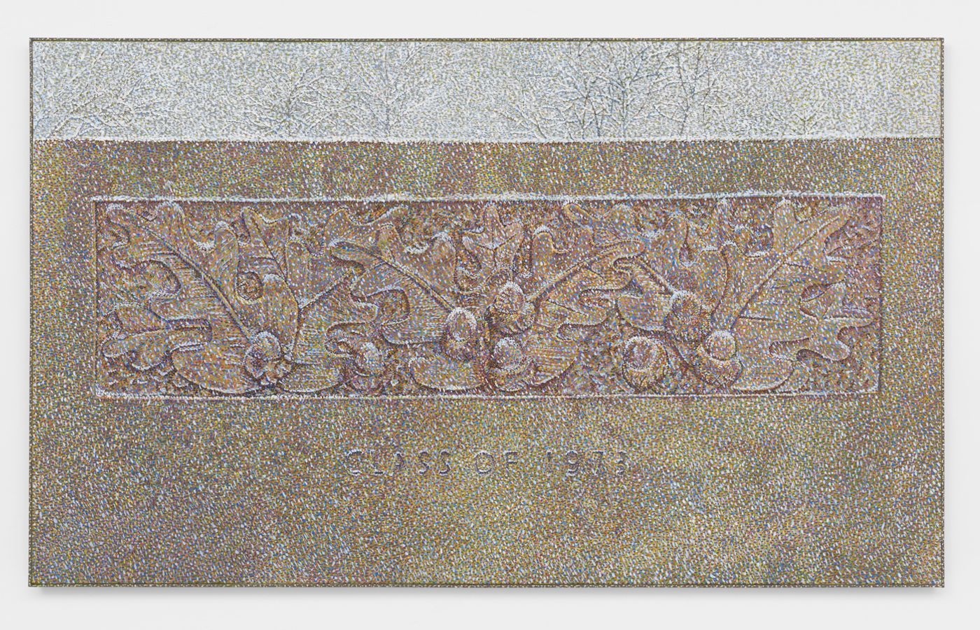 Image of Frieze (Bates Hall), 2022: Oil on linen