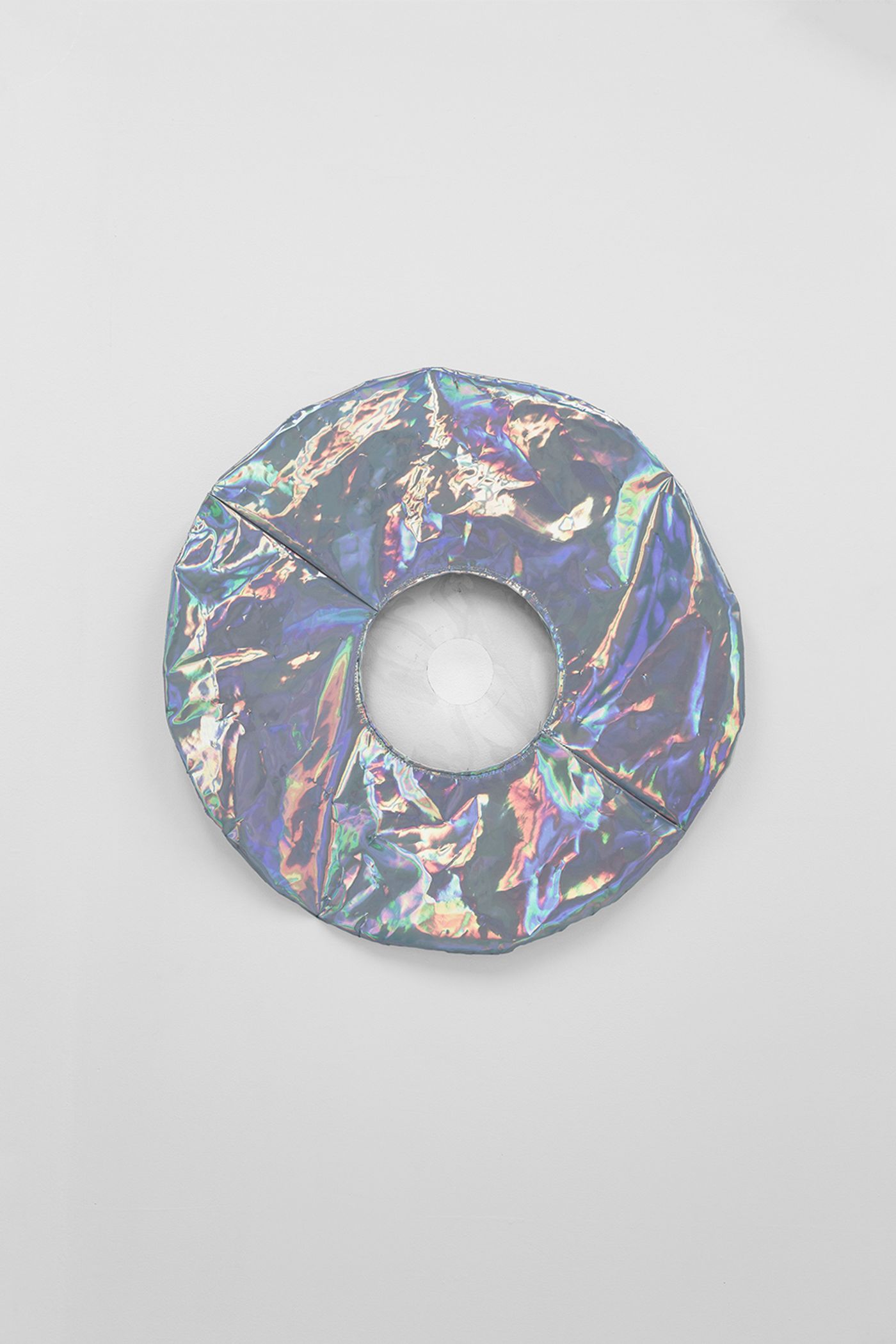 Image of Soft LaserDisc, 2017: Vinyl and poly fill