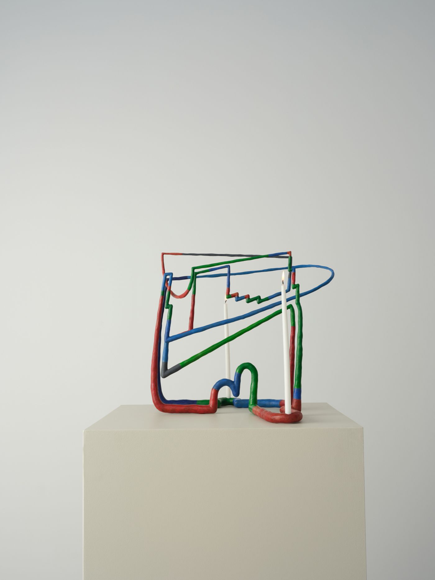 Image of The Brook's Lullaby, 2026: Stainless steel and oil