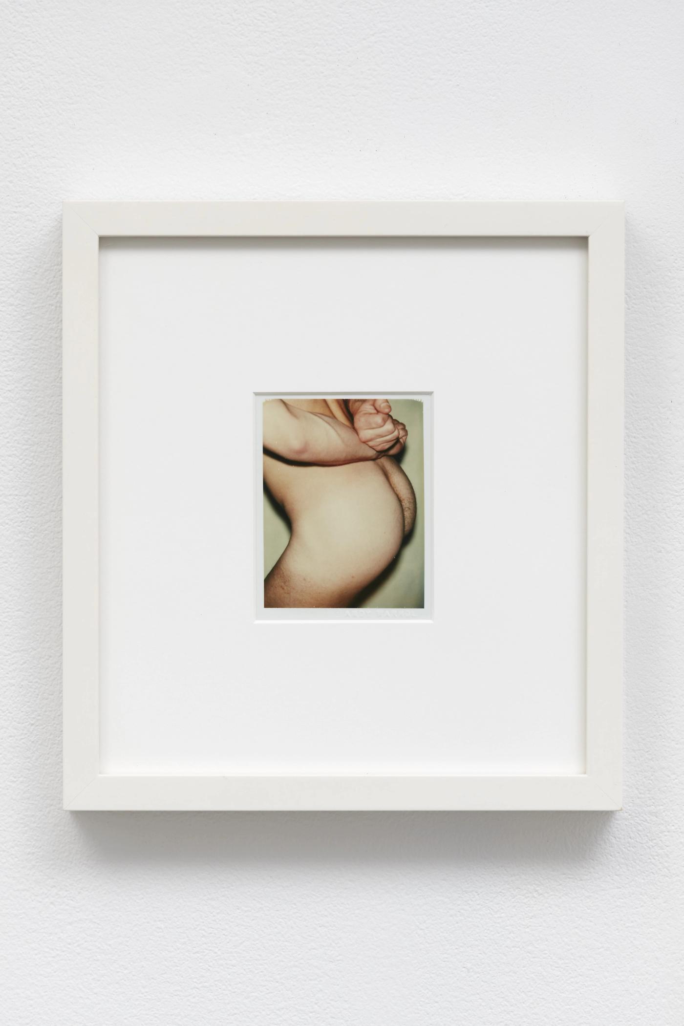 Image of Nude Male Model (2/3), 1977: Unique polaroid print (Polacolor Type 108)