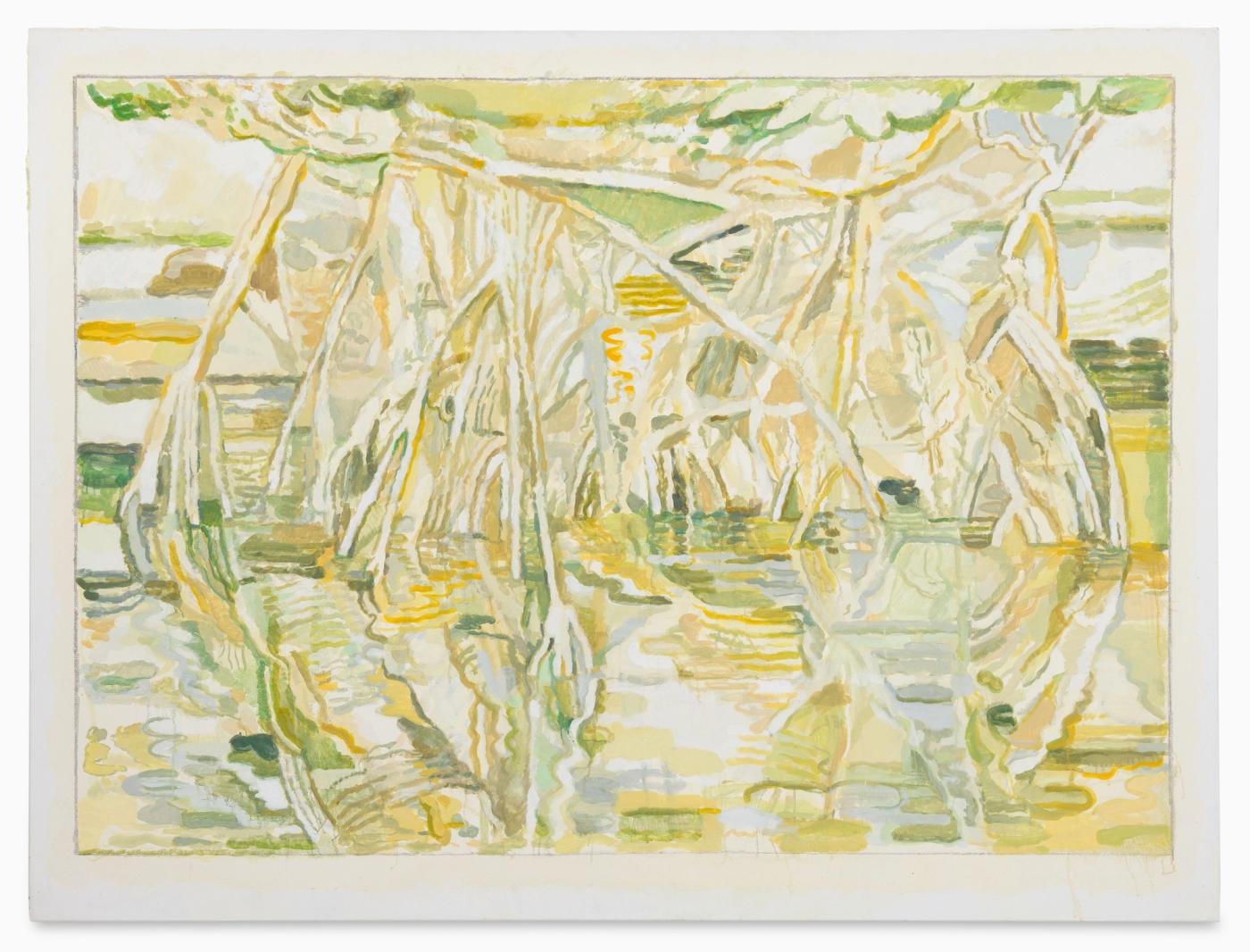 Image of Mangrove (Jardin des Serres d'Auteuil), 2023: Oil on canvas