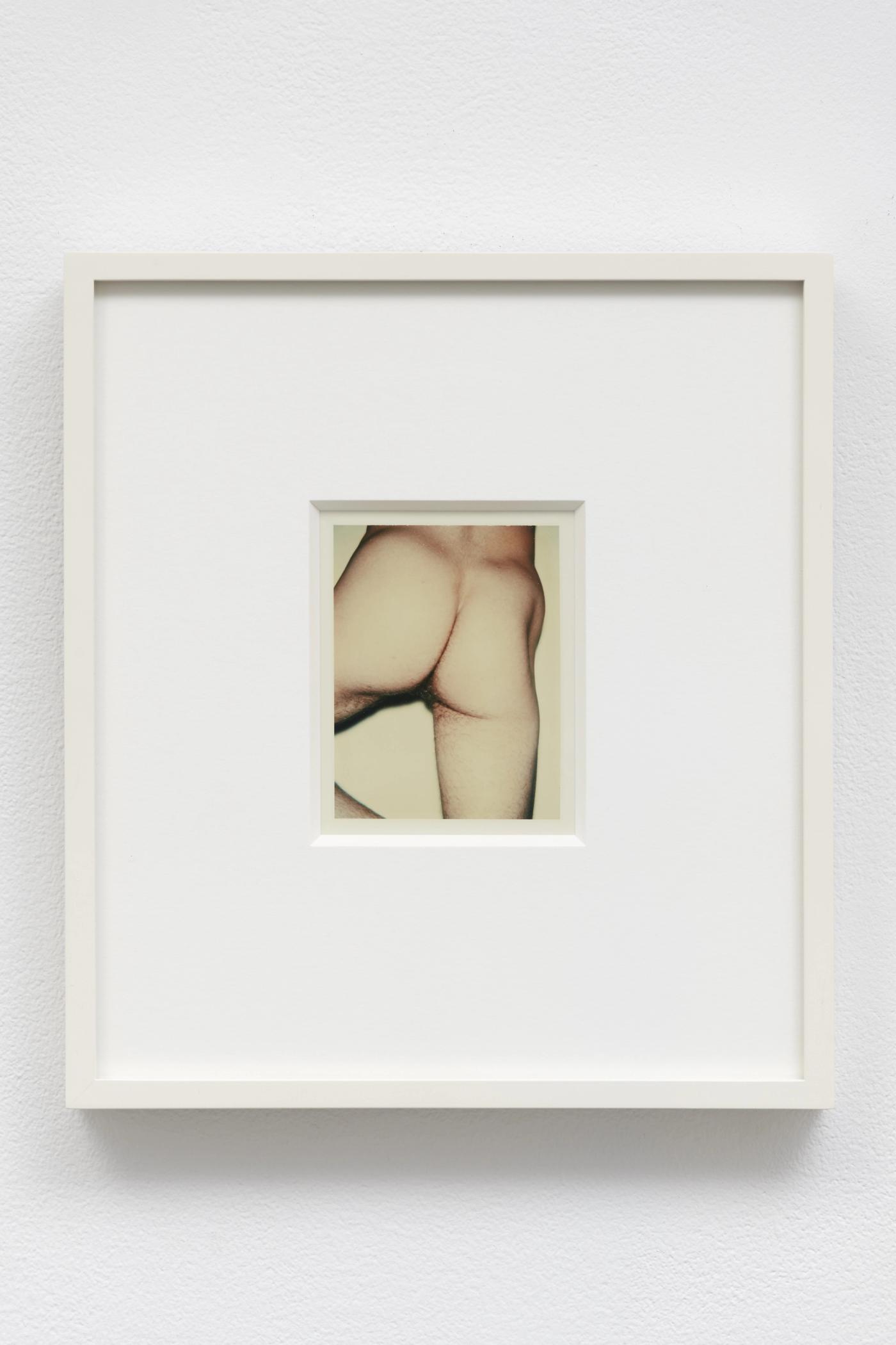 Image of Nude Male Model (1/4), 1976: Unique polaroid print (Polacolor Type 108)