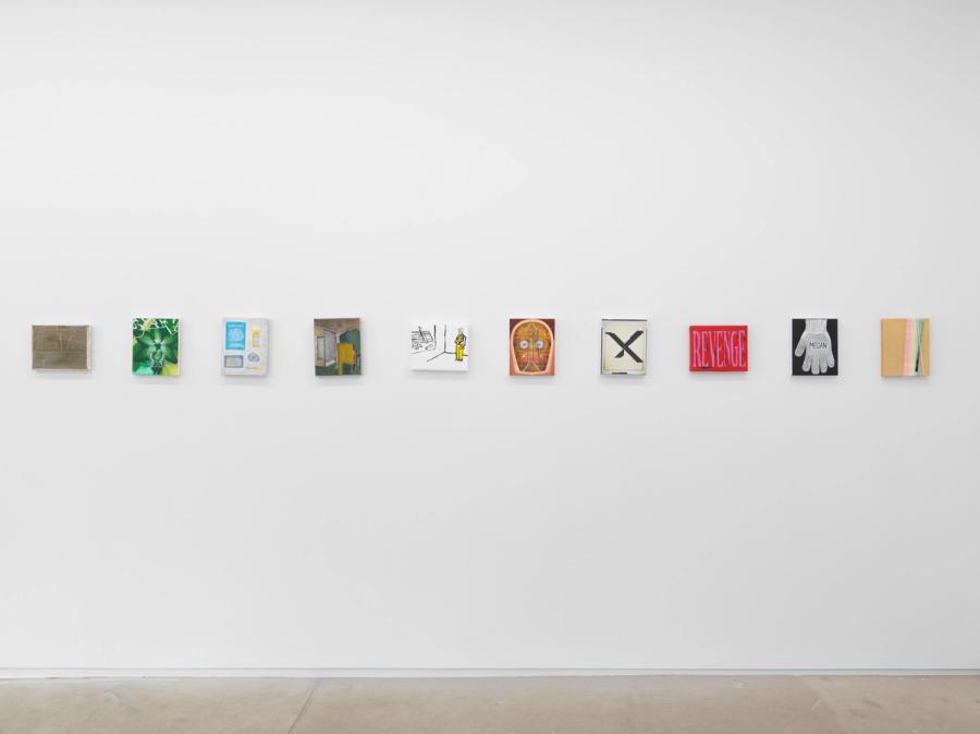 Installation view of Small Format Painting, 2025, at 105 Henry