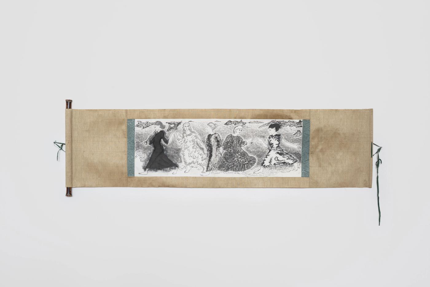 Image of Kursaal 2, 2026: ink on rice paper