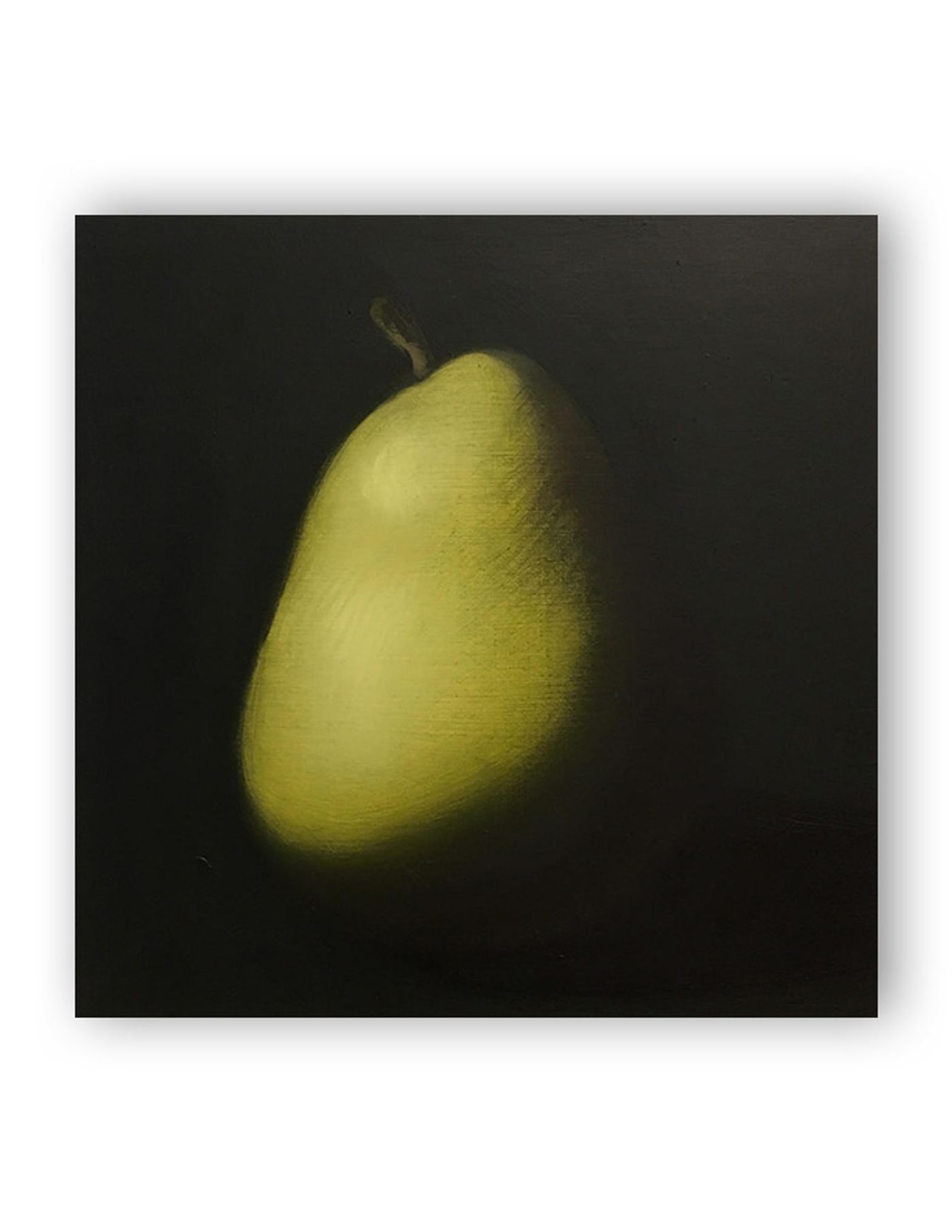 Image of Pear, 2019: Oil on panel 