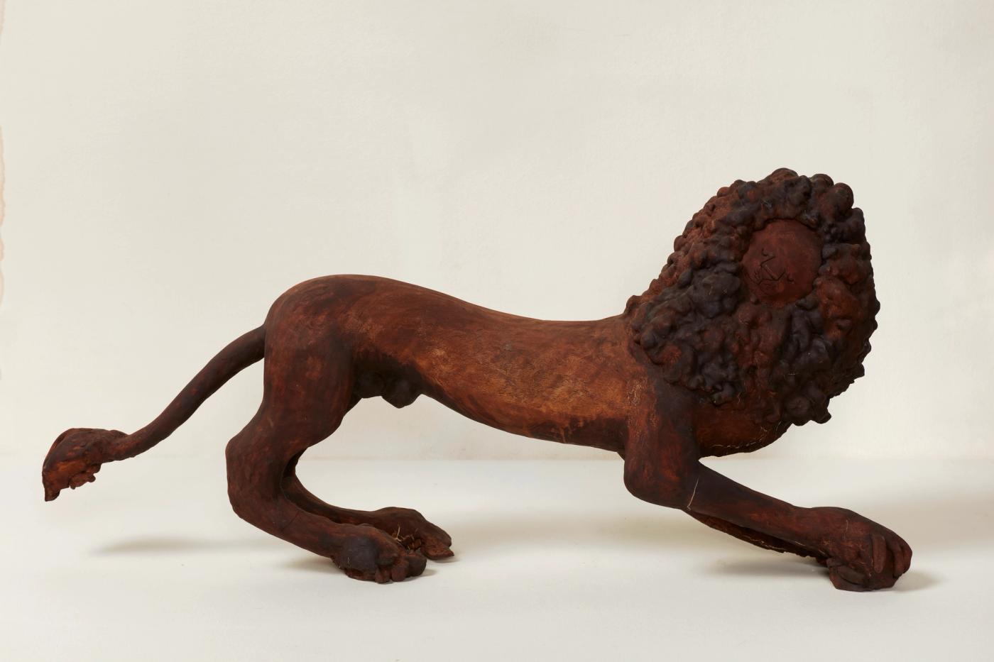 Image of Lioness, 2021: Epoxy clay and oil