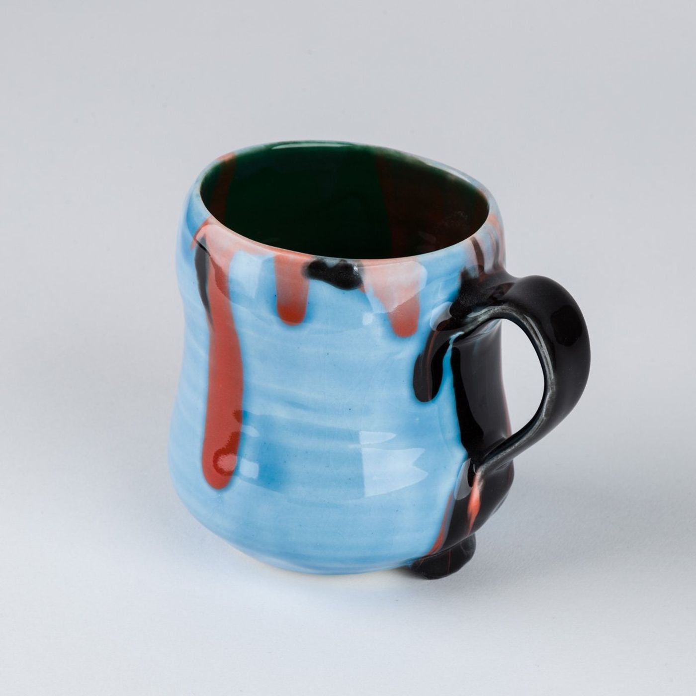Image of Four Color Mug - Topaz , 2022: Glazed porcelain 