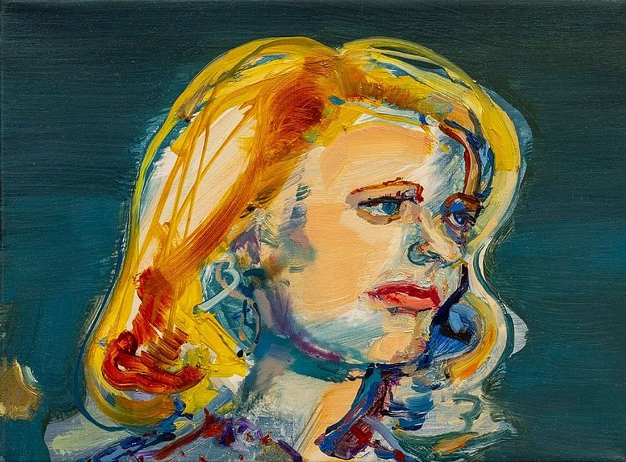 Angela Dufresne, Gena Rowlands, 2019. Oil on canvas, 9 x 12 in (23 x 30.5 cm).