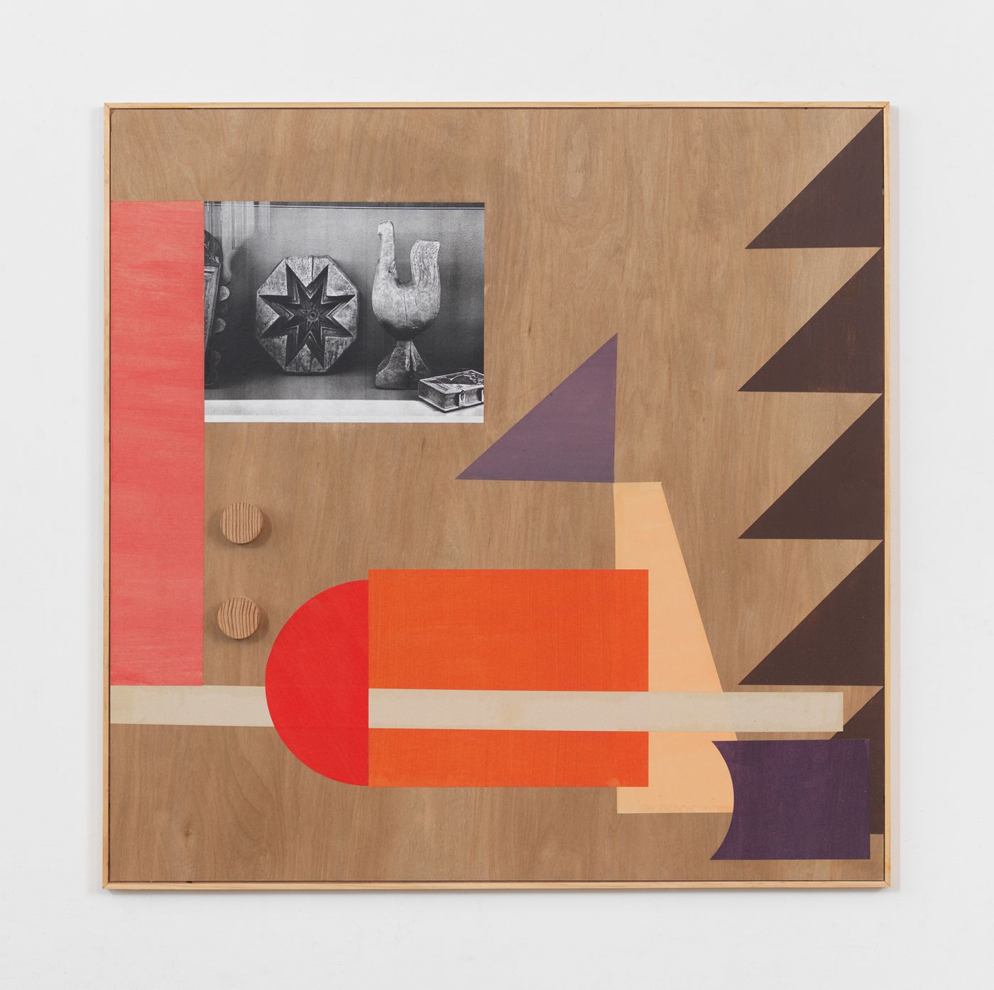 Image of Hen, 2025: Acrylic and wood on panel