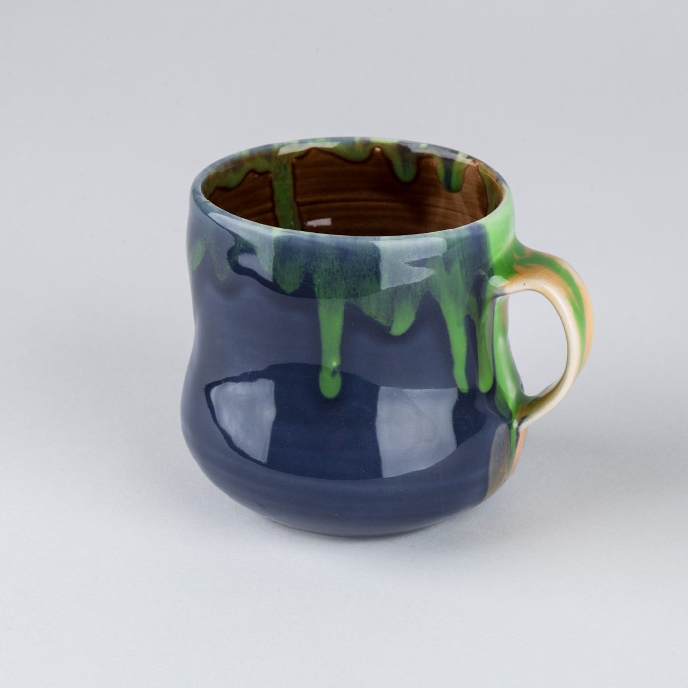 Image of Four Color Mug - Midnight , 2022: Glazed porcelain 