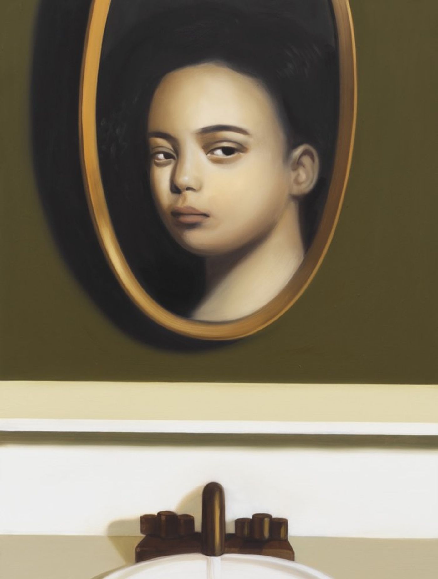 Image of Seeing Eye to Eye, 2019: Oil on panel