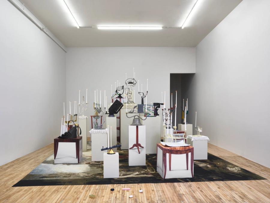 Installation view of Christopher K. Ho's Waterloo!