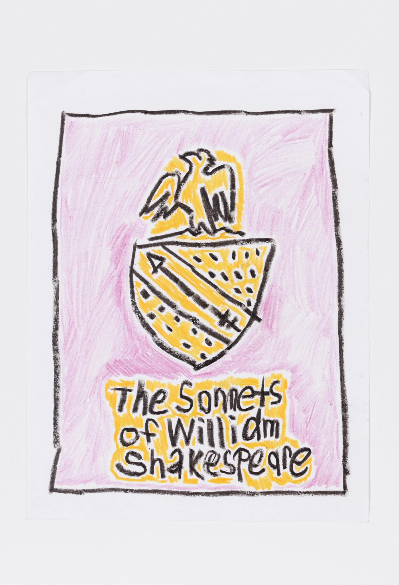 Image of Untitled (The Sonnets of William Shakespeare), 2023: Pastel on paper