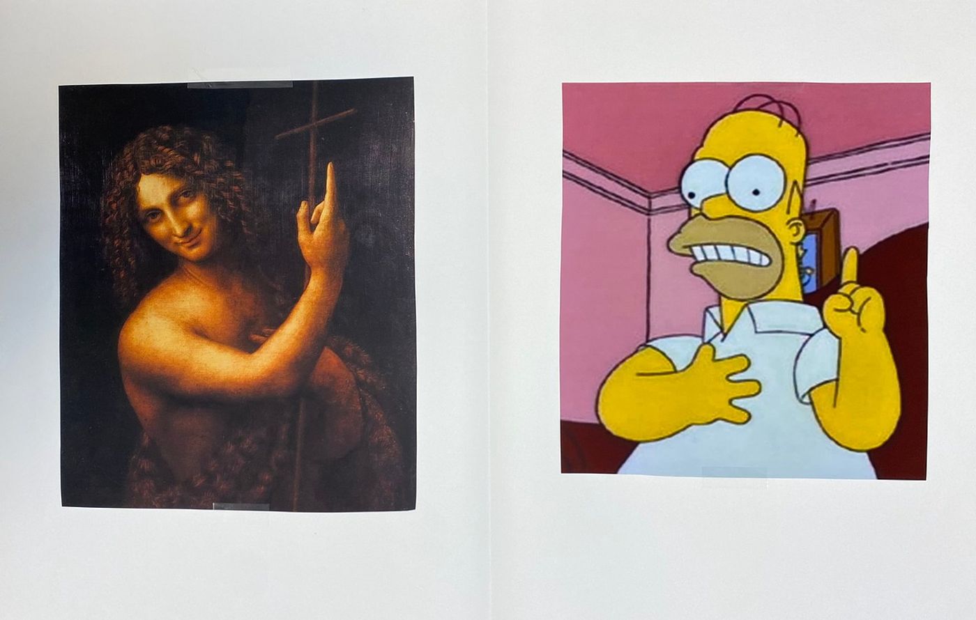 Image of Comparison (homer), 2020: Collage on paper