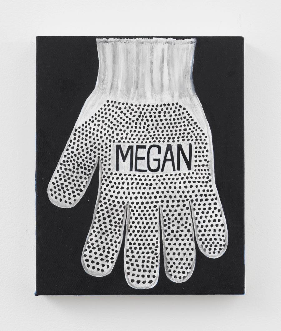 Megan Lang, Glove, 2025. Oil on linen. 10 x 8 in (25.4 x 20.3 cm)