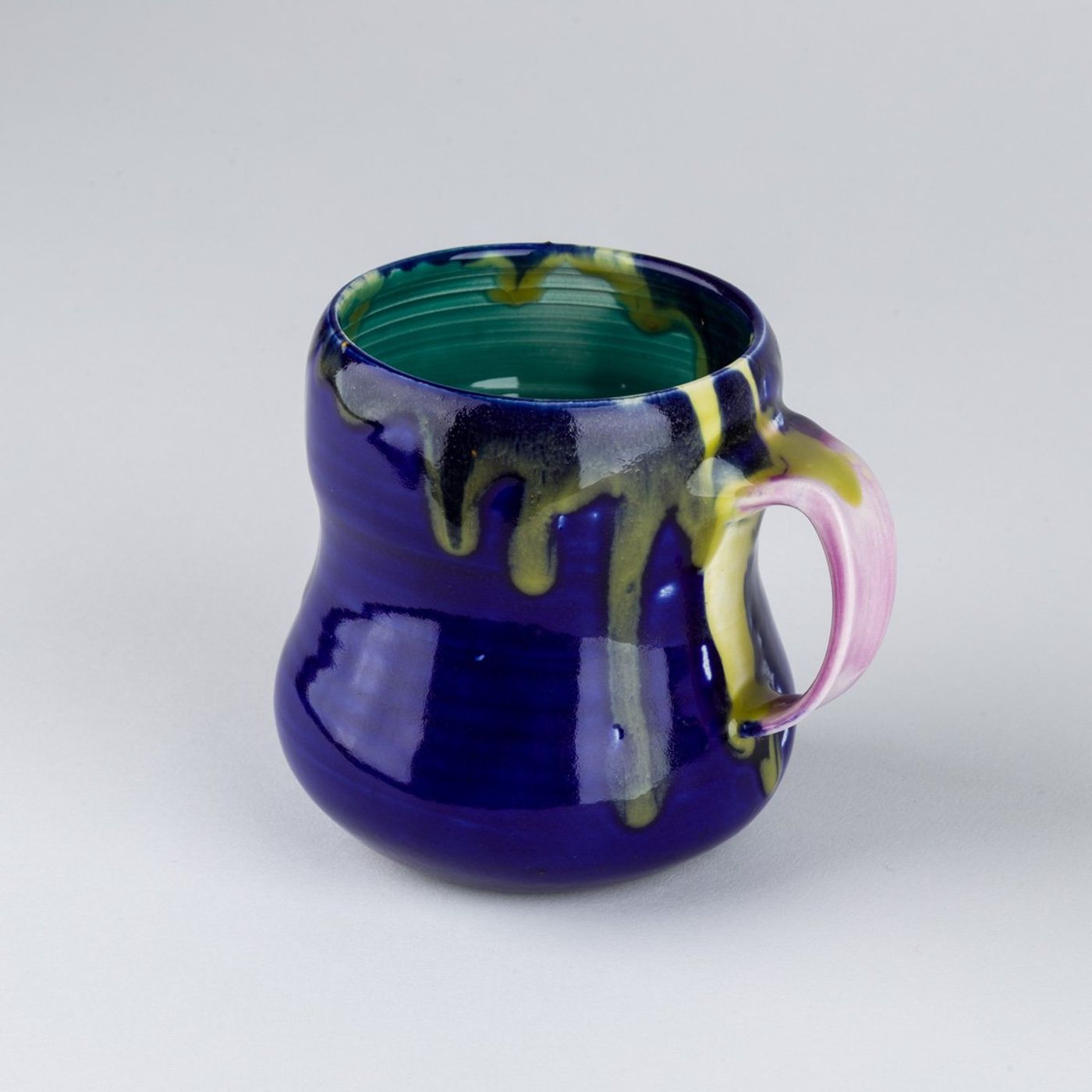 Image of Four Color Mug - Mazerine , 2022: Glazed Porcelain 