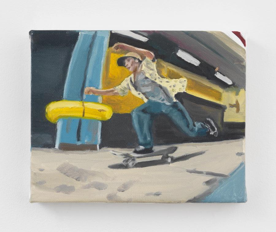 Greg Simmons, Acapella Herpatella, 2025. Oil on linen. 8 x 10 in (20.3 x 25.4 cm)
