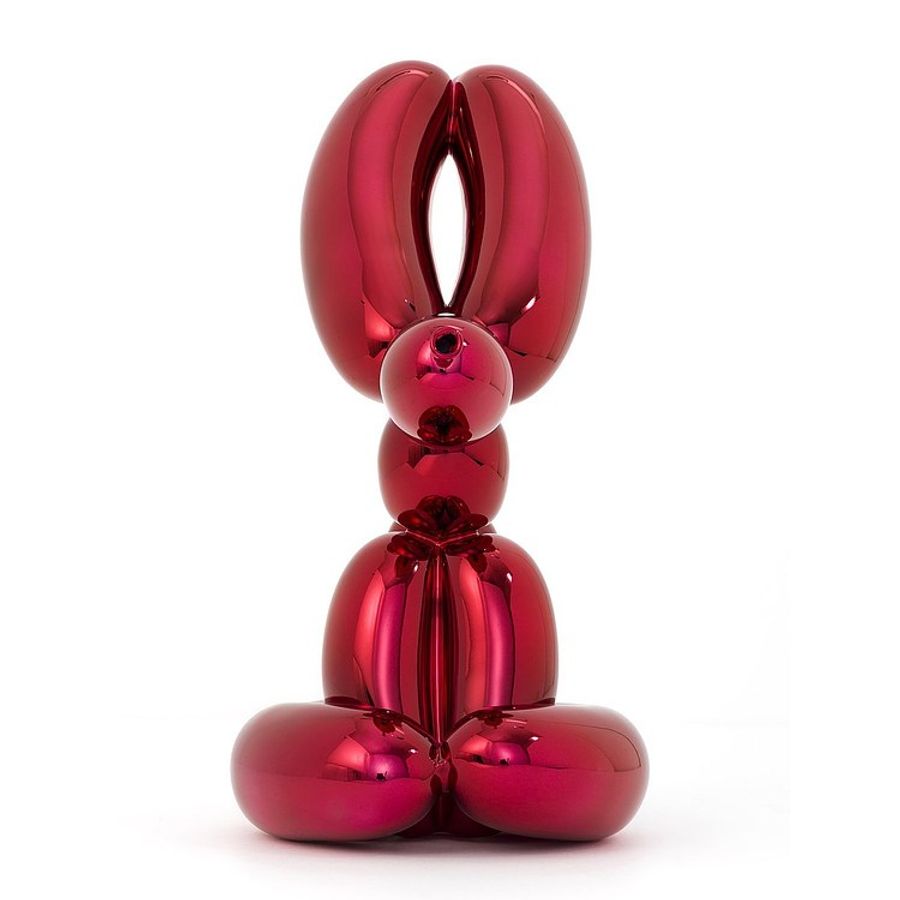 Jeff Koons, Balloon Rabbit, 2017. (Edition Size: 999) Porcelain with chromatic coating, 11.5 x 5.4 x 8.2 in (29.2 x 13.9 x 21.0 cm).
