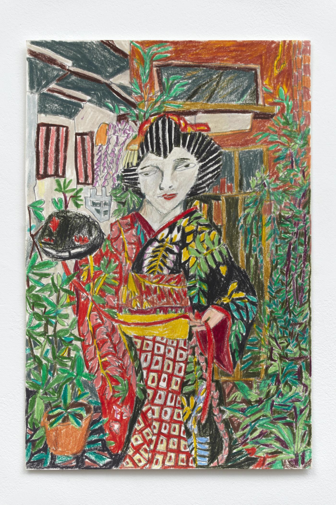 Image of IKU DOS, 2025: Colored pencil on paper