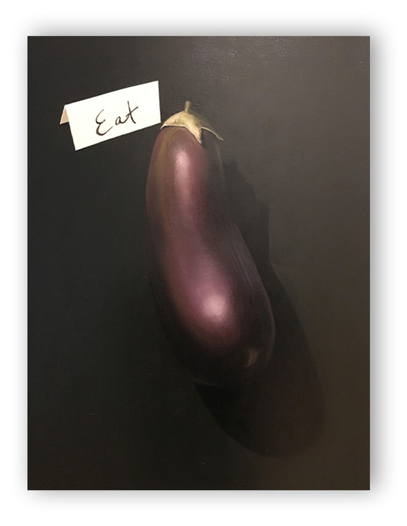 Image of Eat a Dick , 2019: Oil on panel