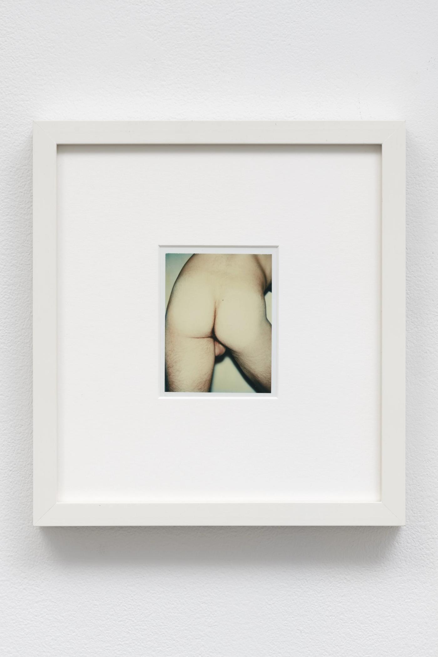 Image of Nude Male Model (3/4), 1976: Unique polaroid print (Polacolor Type 108)