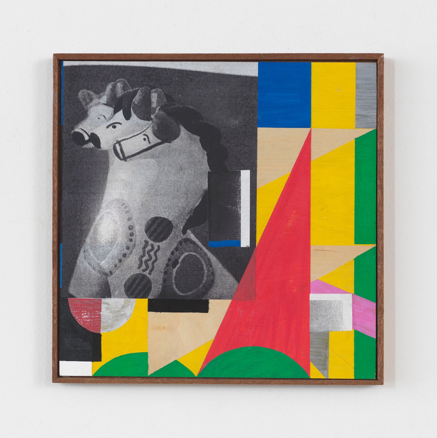 Image of 3 Horsepower, 2025: Acrylic and wood on panel
