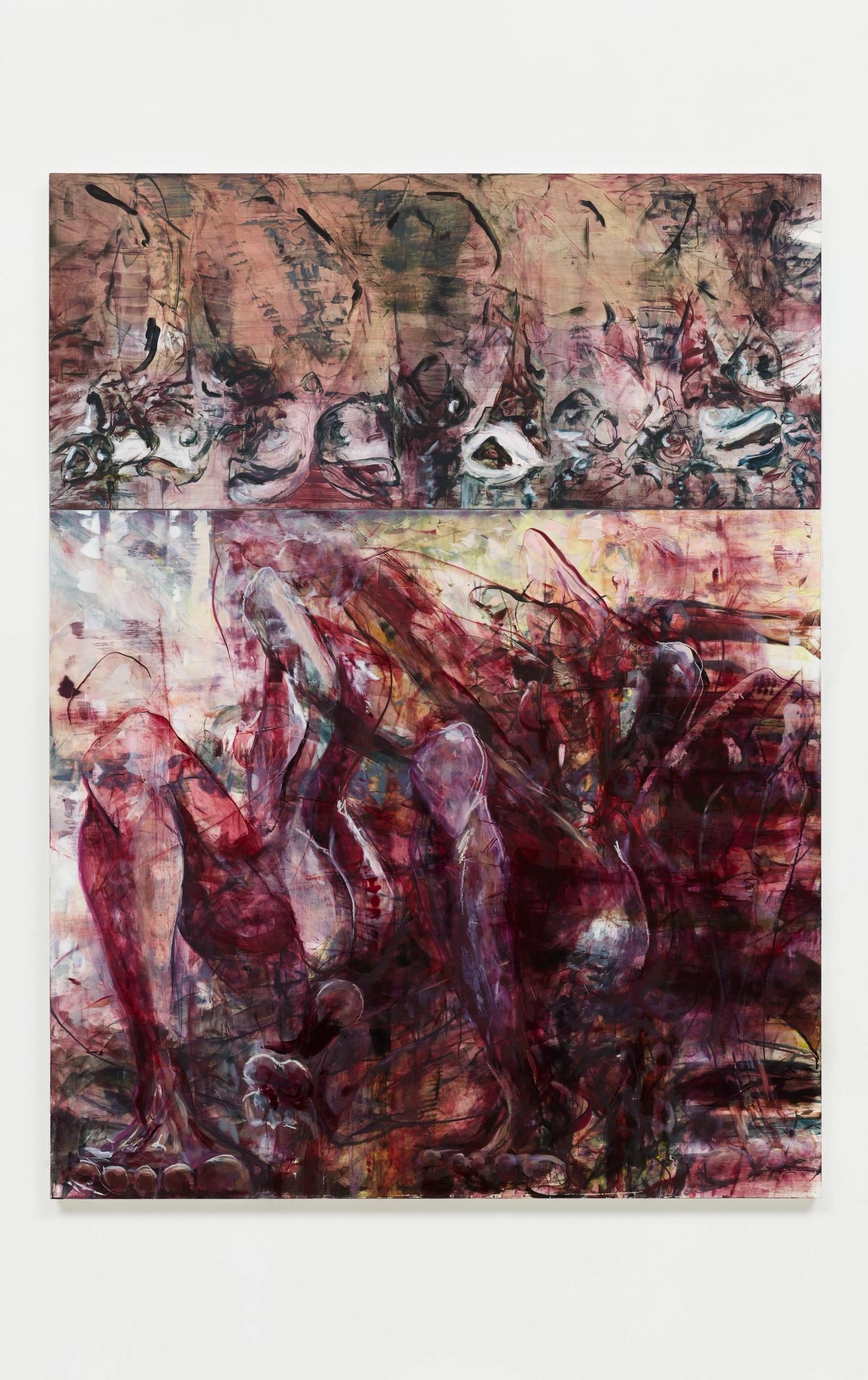 Image of Two in the hand, 2026: Oil on panel