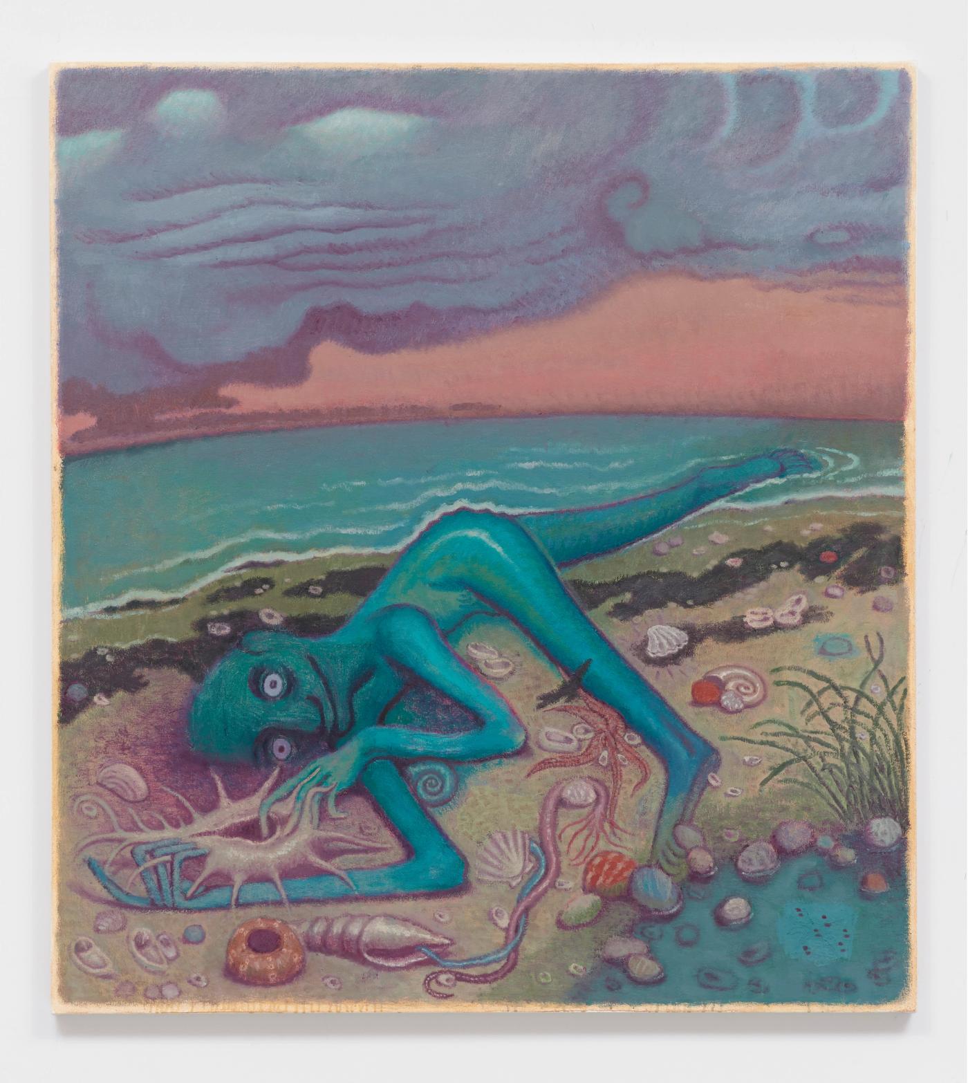 Image of Seaside, 2023: Oil on canvas