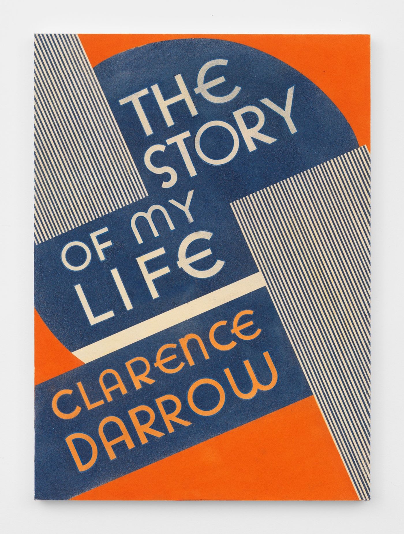 Image of Story of My Life, Darrow, 2019: Sand on panel 