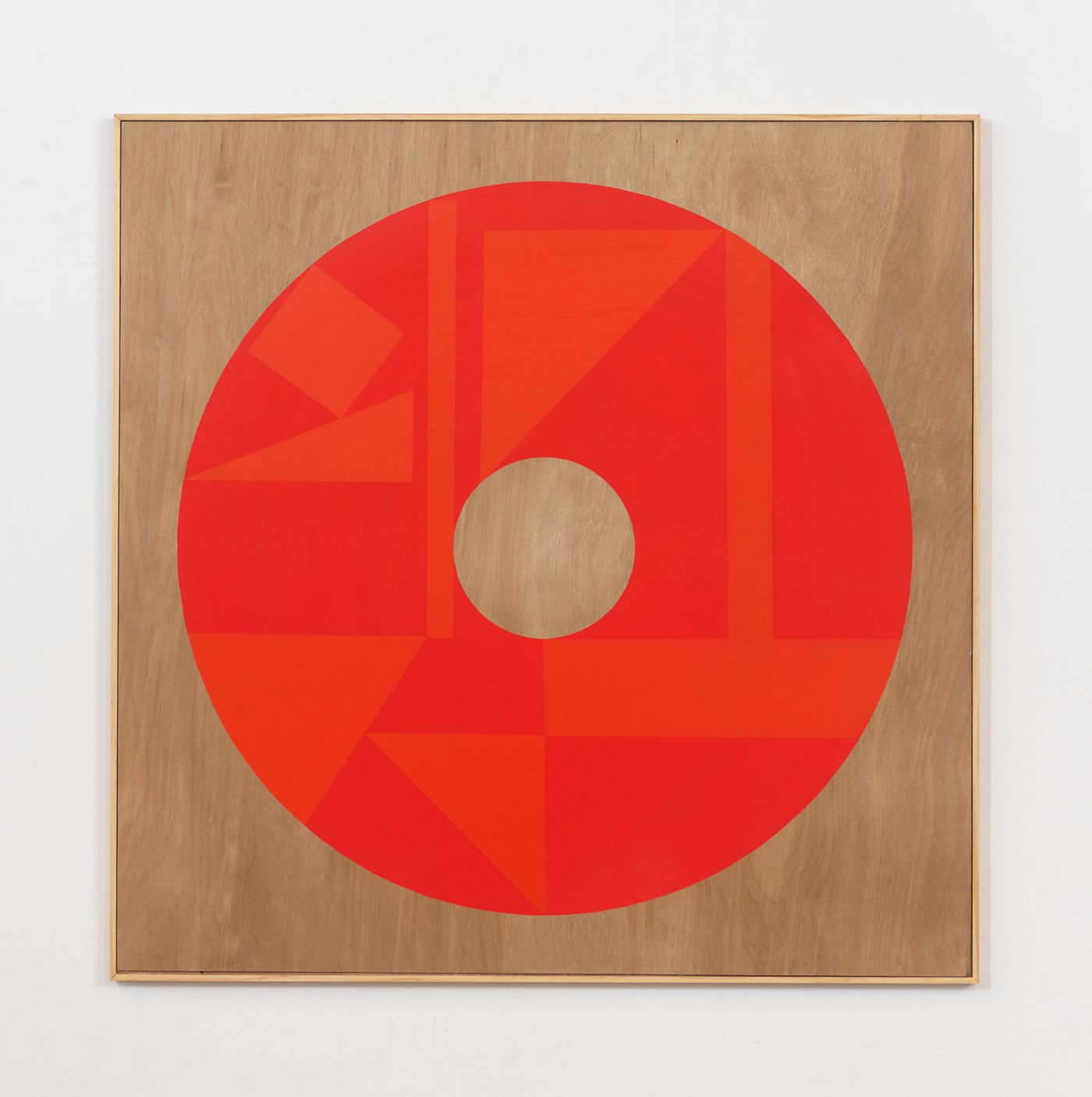 Image of Disc, 2025: Acrylic and wood on panel