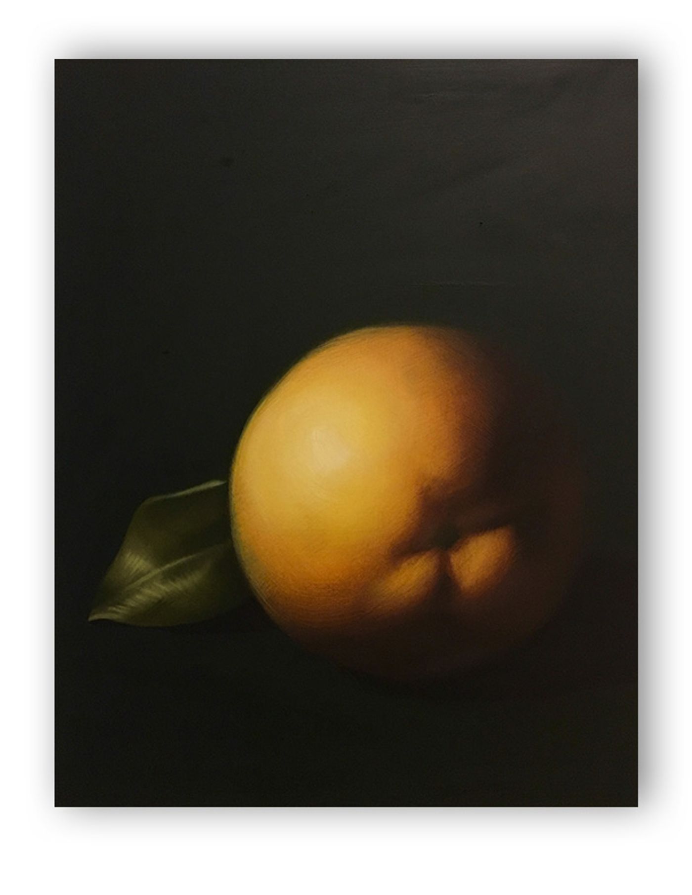 Image of Orange, 2019: Oil on panel 