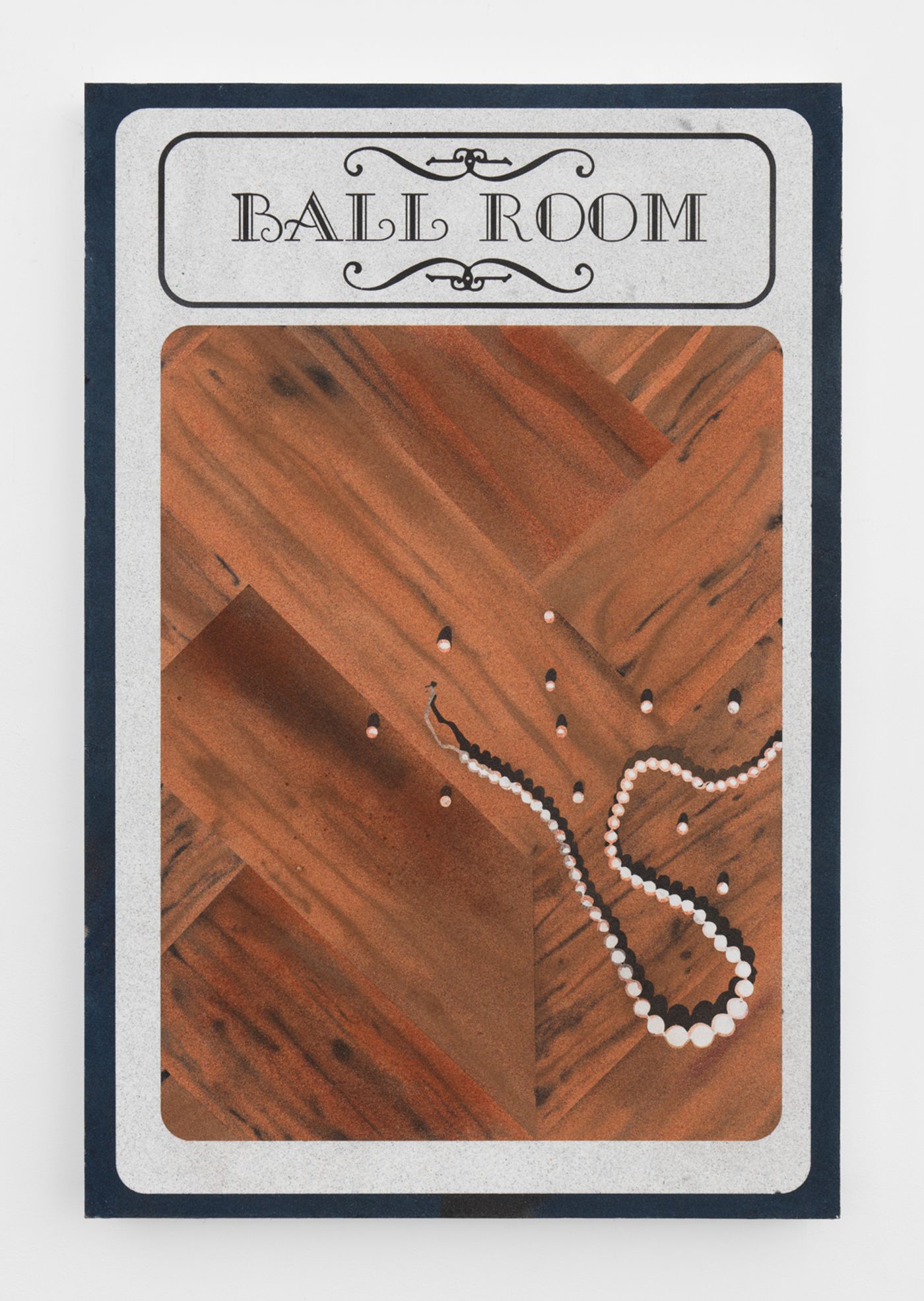 Image of Ballroom, 2021: Sand on panel 