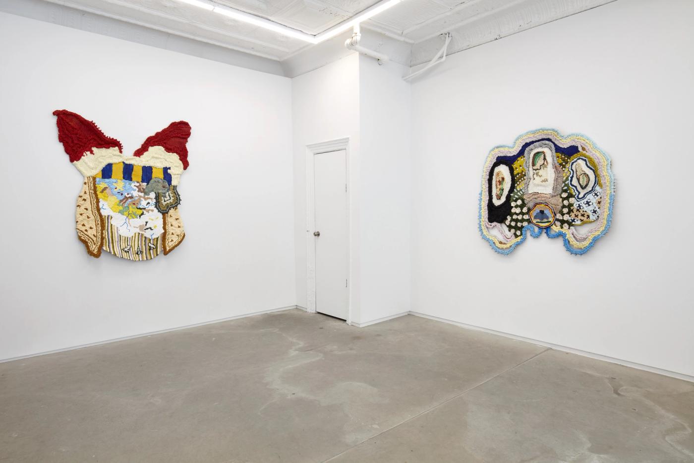 Installation view of Troy Makaza at 105 Henry