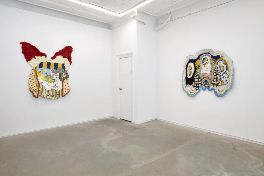Installation view of Troy Makaza at 105 Henry