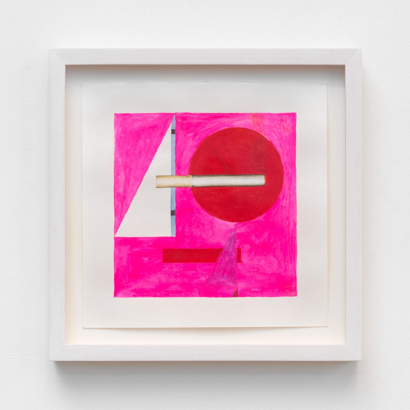 Image of Cigarette Break #26, 2025: Watercolor and pencil on paper