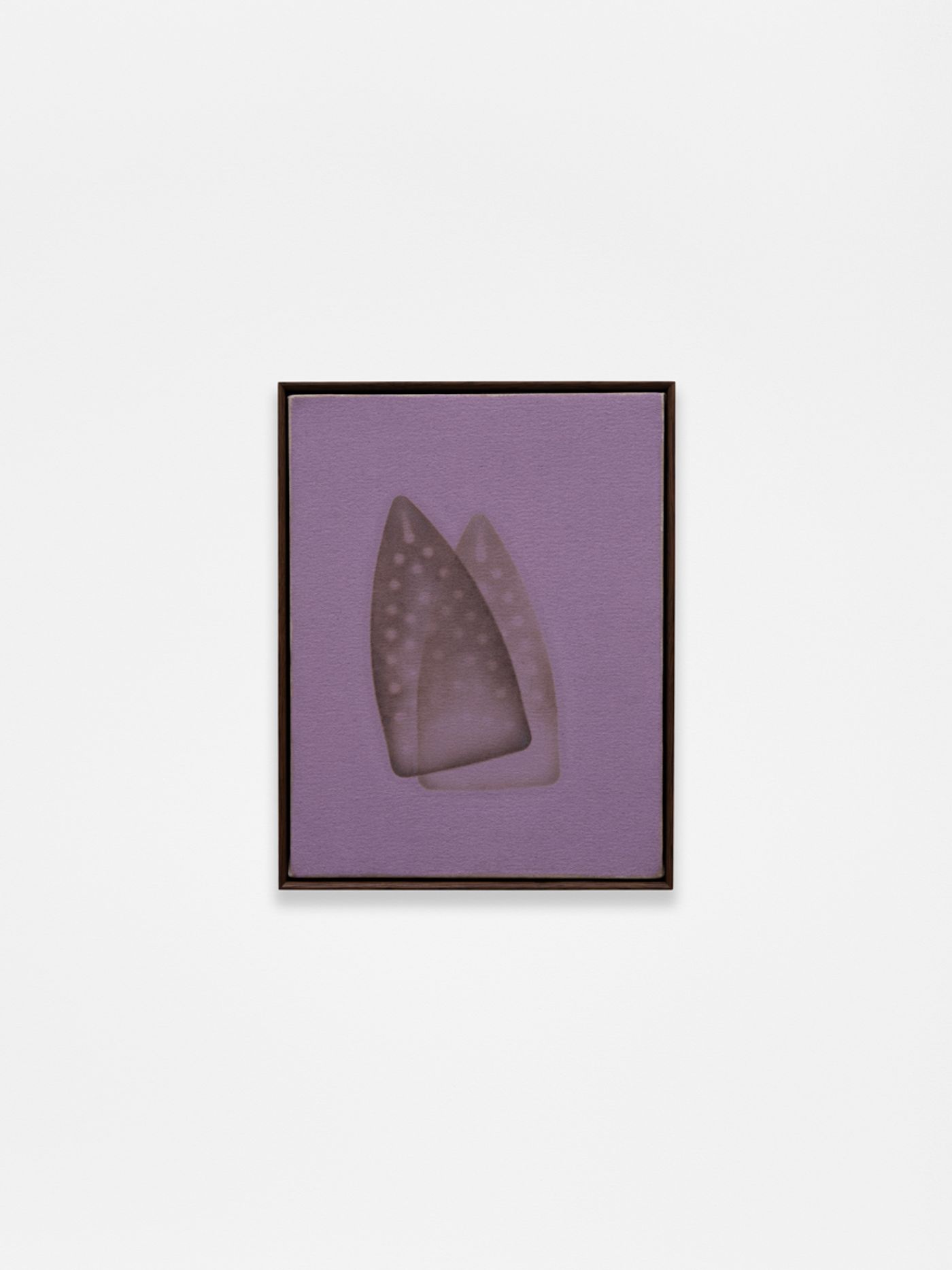 Image of D.S. AL FERMATA, i, 2025: Scorched acrylic and encaustic on linen in artist frame