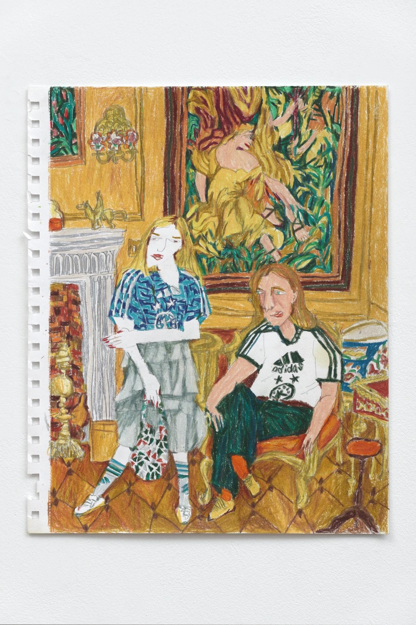 Image of Meeting Room 03, 2025: Colored pencil on paper
