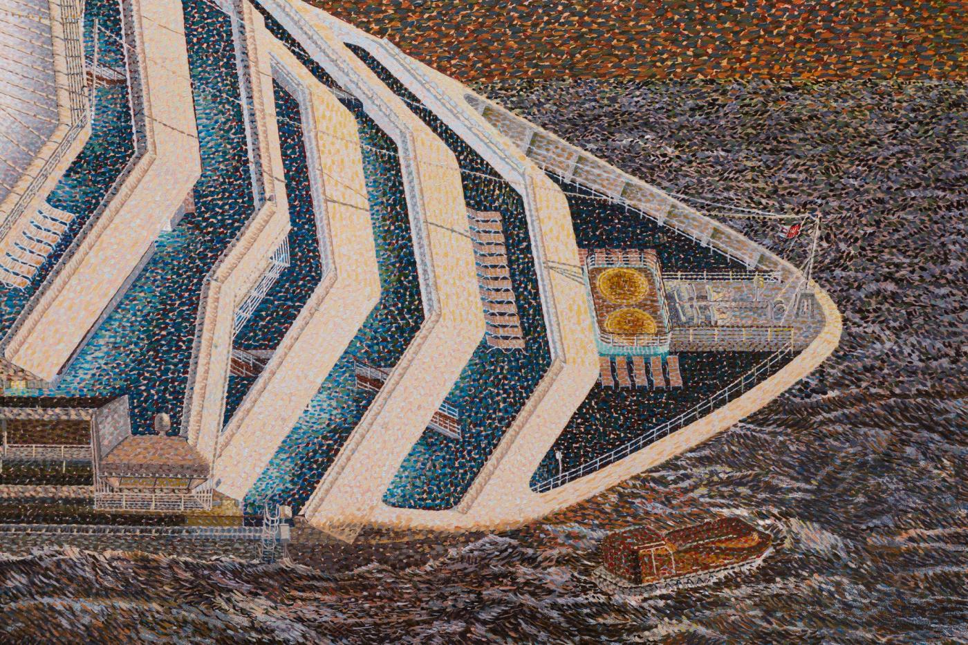 Detail of Costa Concordia