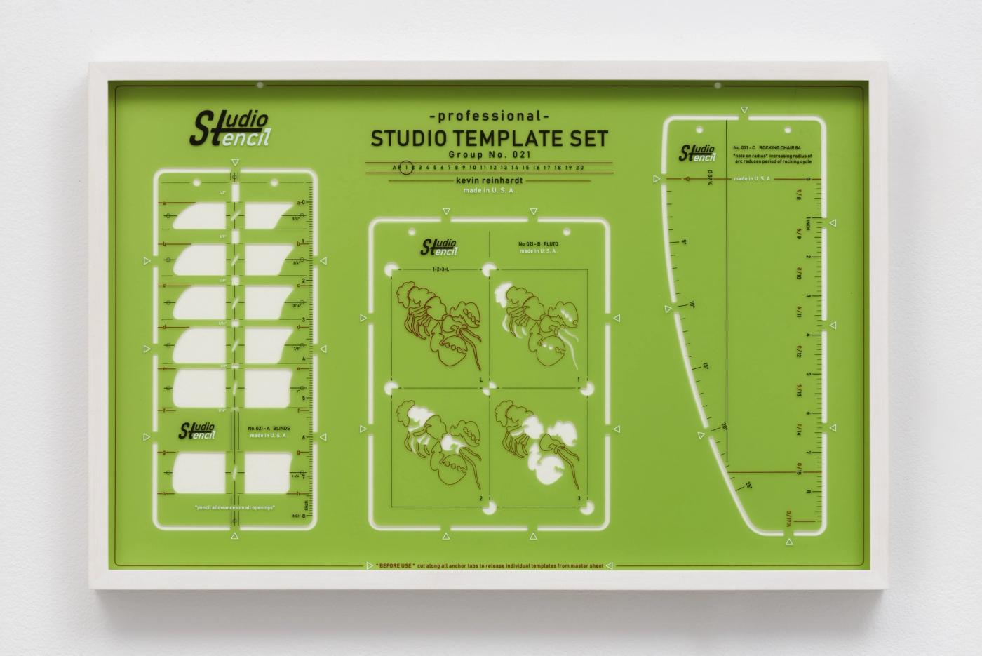 Image of Studio Stencil 021, 2023: Silkscreen and letterpress