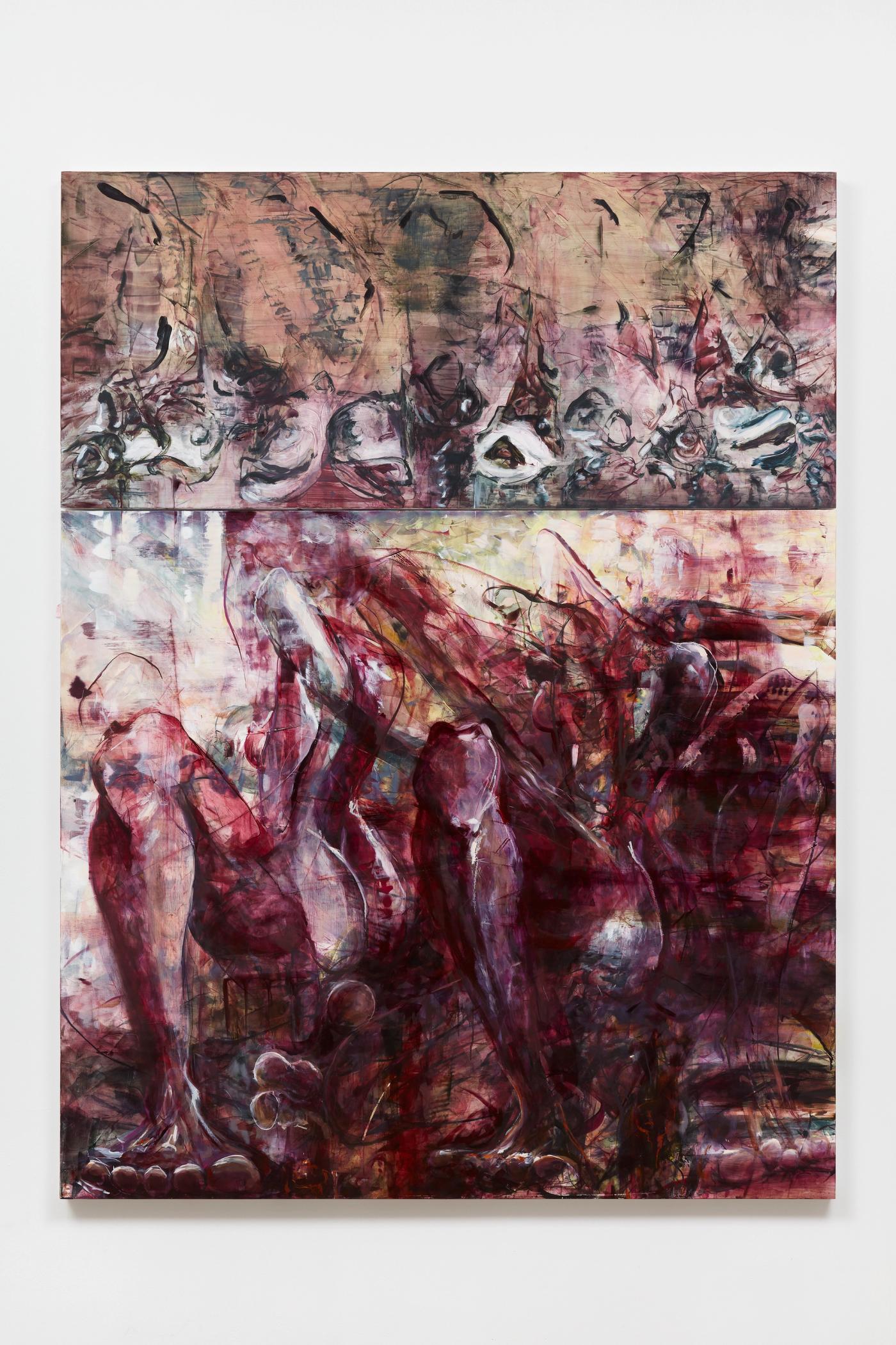 Image of Two in the hand, 2026: Oil on panel