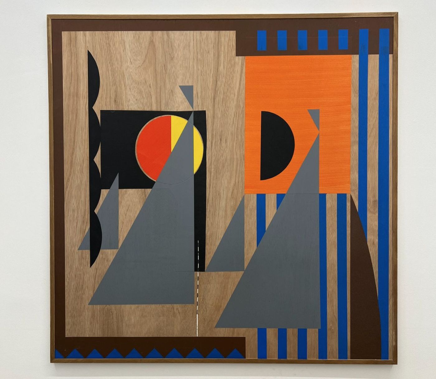 Image of Tent City, 2025: Acrylic on panel
