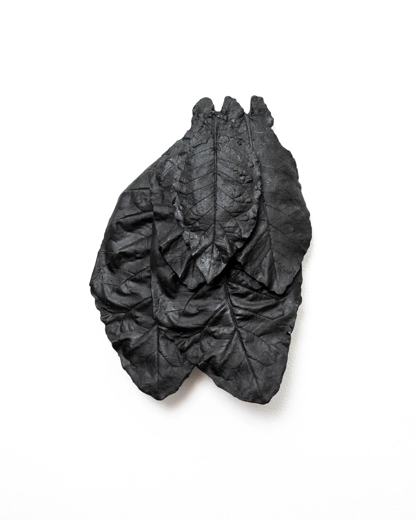 Image of Still Life with Five Various Tobacco Leaves, 2026: Polyurethane and acrylic