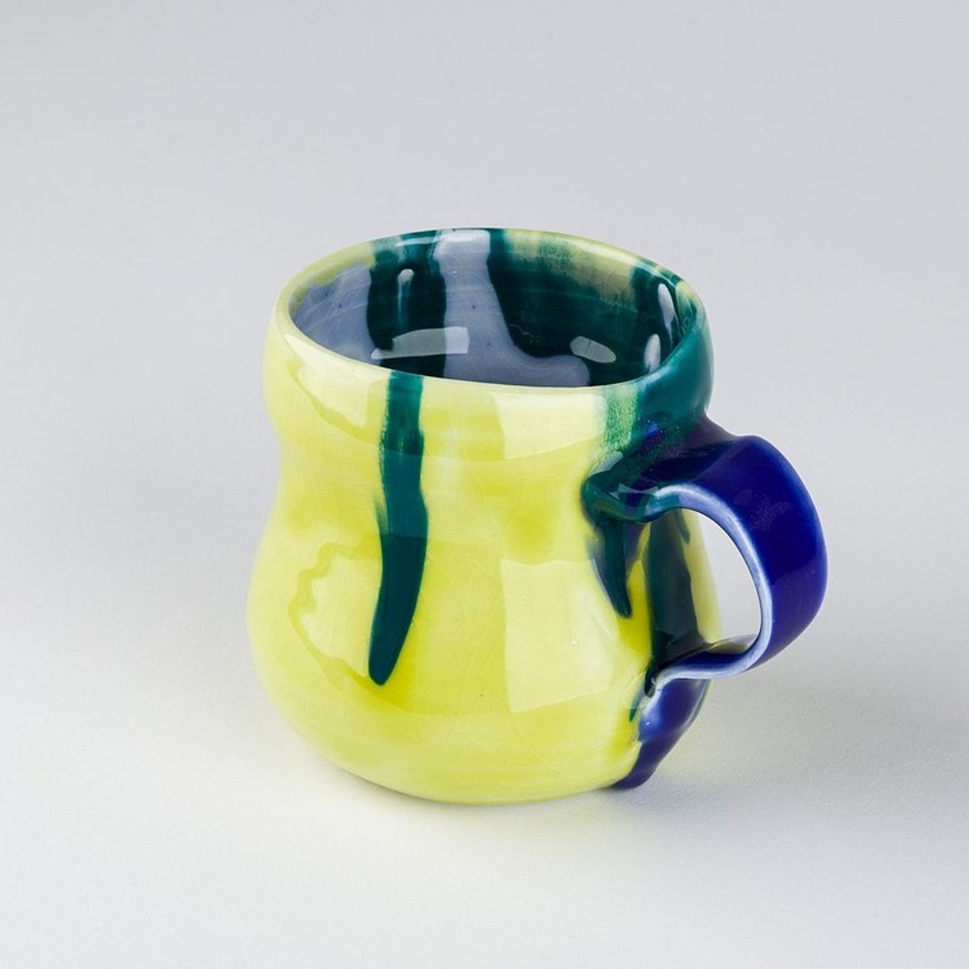 Image of Four Color Mug - Polly's Chartreuse, 2022: Glazed porcelain