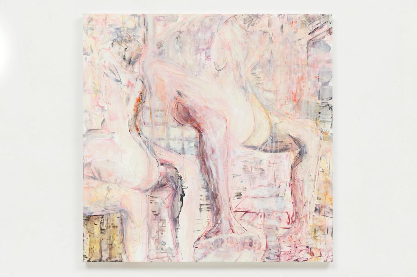 Image of Double Dip, 2026: Oil on panel