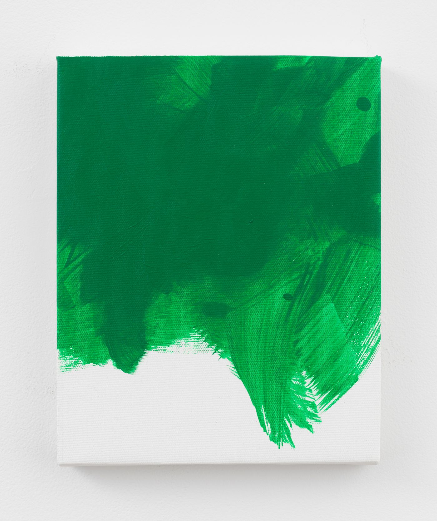 Gardar Eide Einarsson, Permanent Green Light, 2025. Acrylic on linen. 10 x 8 in (25.4 x 20.3 cm)