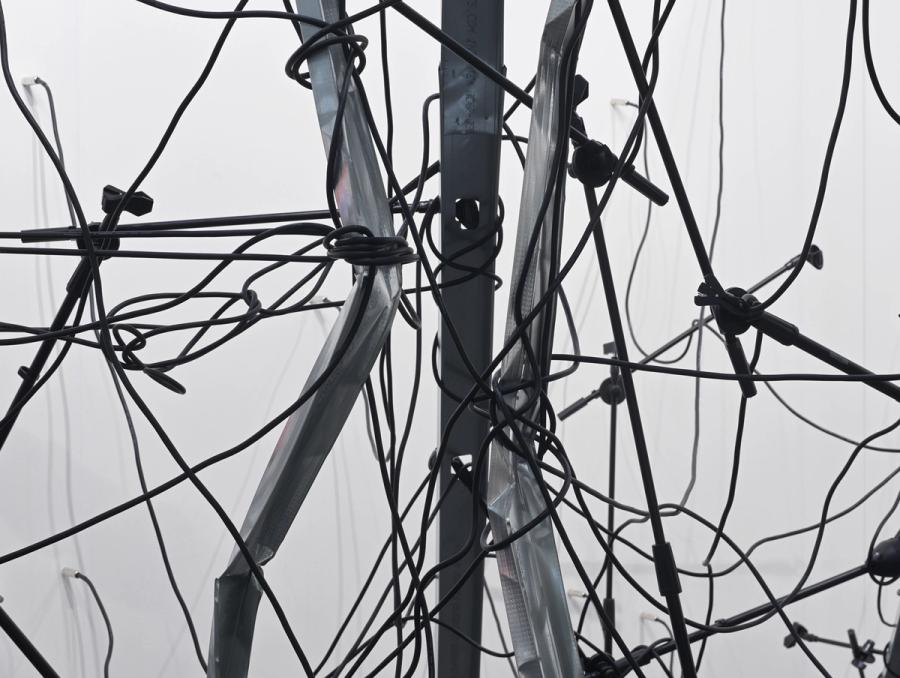 Installation view of INTERCEPTOR at The Armory Show