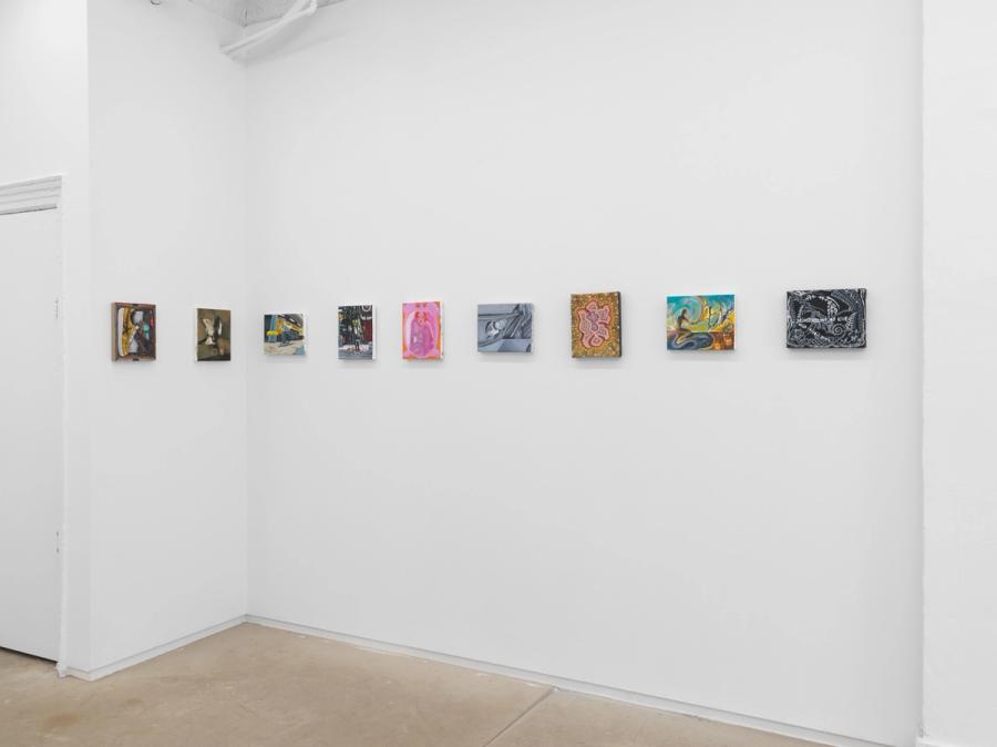 Installation view of Small Format Painting, 2025, at 105 Henry