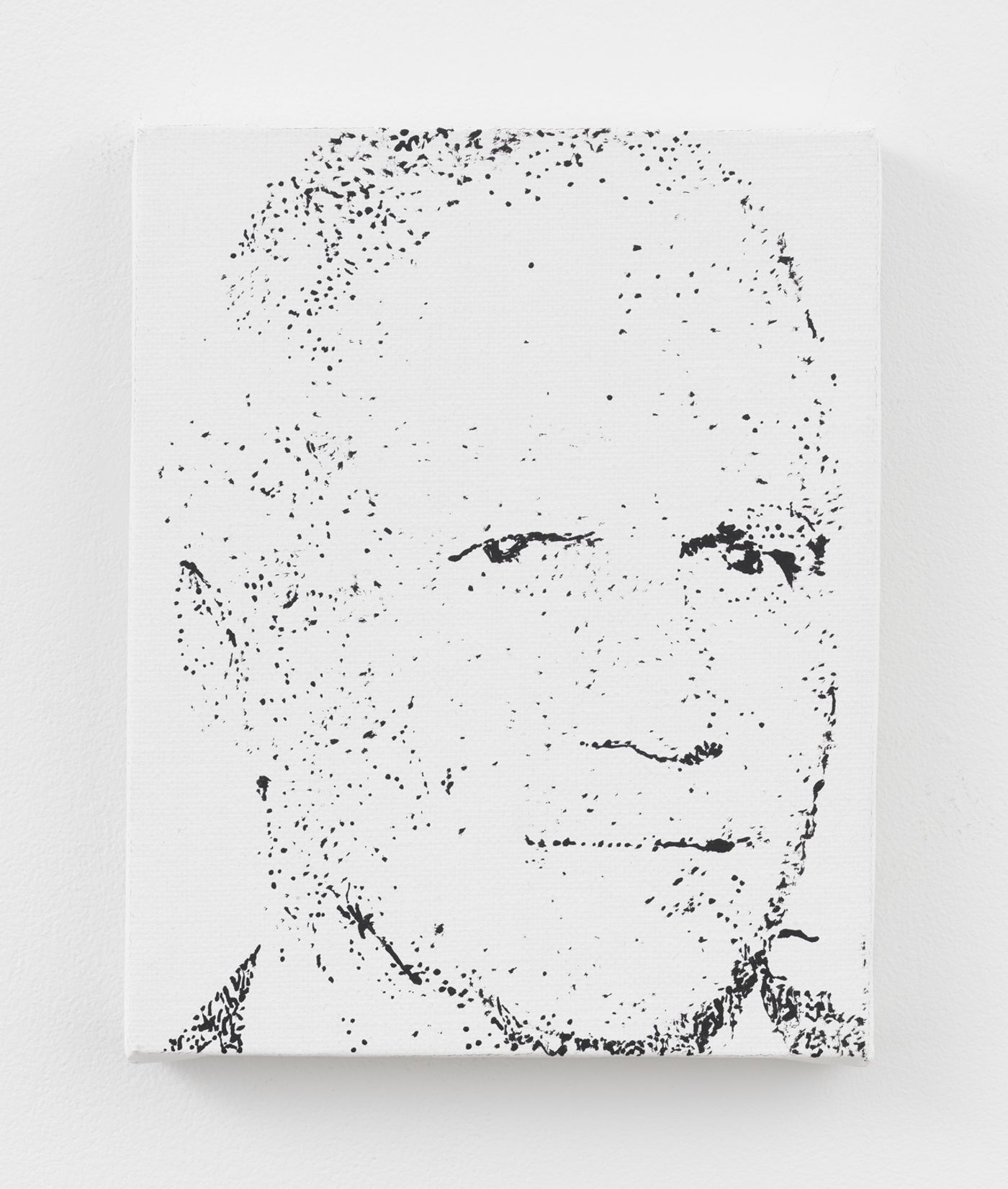 Nate Lowman, LFG, 2025. Latex on linen. 10 x 8 in (25.4 x 20.3 cm)
